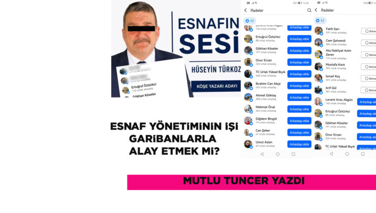 Siz Nasıl Esnafsınız! Şu Esnaf Odası’nın yöneticilerinin yaptığına bakın!