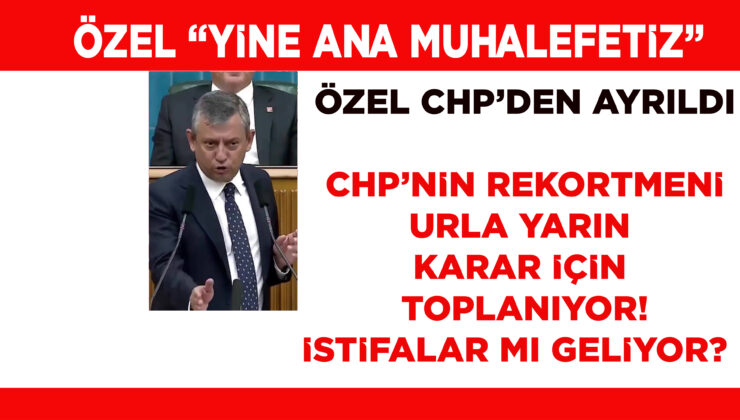 URLA’DA İSTİFALAR MI GELİYOR