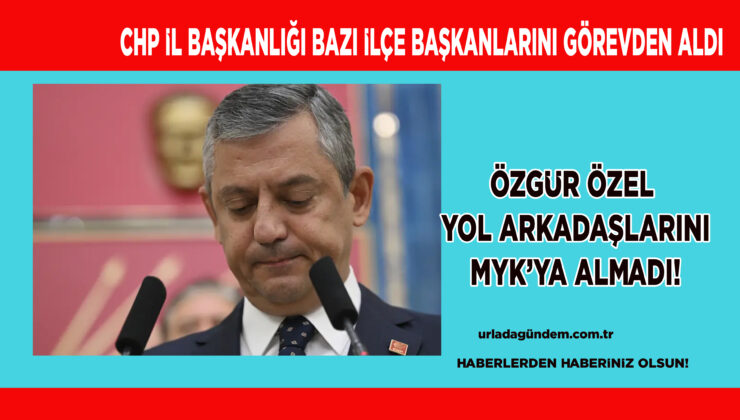 CHP’DE GÖREVDEN ALINDILAR “BİZ ZATEN İSTİFA ETTİK” DEDİLER.
