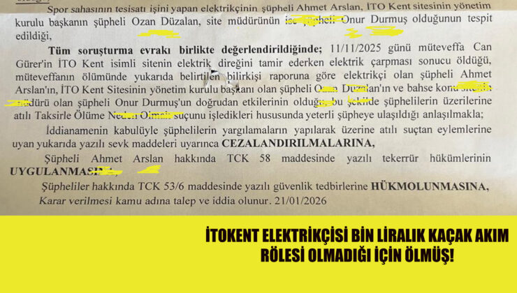 İTOKENT ALİ KIRAN BAŞ KESEN Mİ?